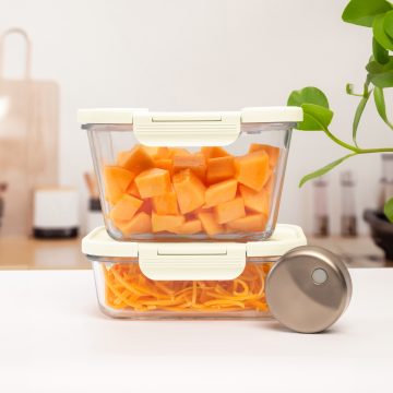 蘿拉廚房 | 美國SealVax玻璃真空盒(1大+1中)含真空機 | 玻璃真空盒