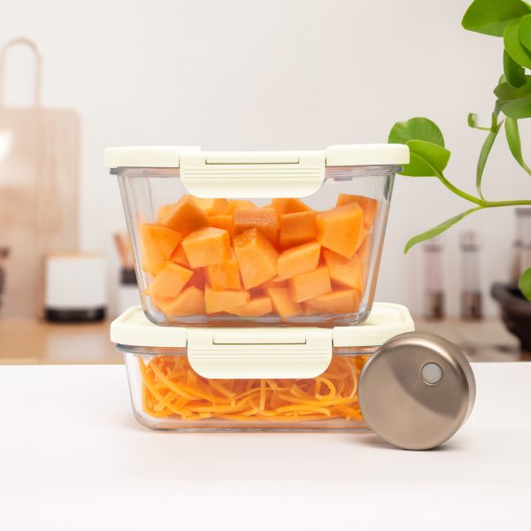 蘿拉廚房 | 美國SealVax玻璃真空盒(1大+1中)含真空機 | 玻璃真空盒