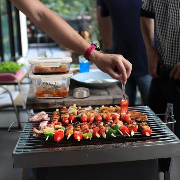 玻璃真空盒(1大+1中)米色+SEASON•SEAL真空機 | 真空保鮮盒 | 醃肉神器 | 密封盒推薦 | 保存容器