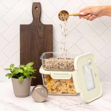 玻璃真空盒(1大+1中)米色+SEASON•SEAL真空機 | 真空保鮮盒 | 醃肉神器 | 密封盒推薦 | 保存容器 玻璃真空盒(1大+1中)米色+SEASON•SEAL真空機 | 真空保鮮盒 | 醃肉神器 | 密封盒推薦 | 保存容器