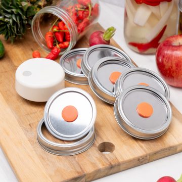 MasonSeal 真空梅森罐蓋 | 食物保鮮 | Mason Jar | Mason Jar Lid | 寬口罐蓋 梅森罐 | 梅森喜樂罐蓋 | 真空梅森罐 | 醃漬罐 | MasonSeal | Wide Mouth Mason Jars