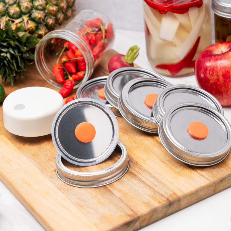 MasonSeal 真空梅森罐蓋 | 食物保鮮 | Mason Jar | Mason Jar Lid | 寬口罐蓋 梅森罐 | 梅森喜樂罐蓋 | 真空梅森罐 | 醃漬罐 | MasonSeal | Wide Mouth Mason Jars