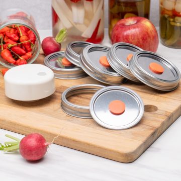 MasonSeal 真空梅森罐蓋 | 食物保鮮 | Mason Jar | Mason Jar Lid | 寬口罐蓋 梅森罐 | 梅森喜樂罐蓋 | 真空梅森罐 | 醃漬罐 | MasonSeal | Wide Mouth Mason Jars