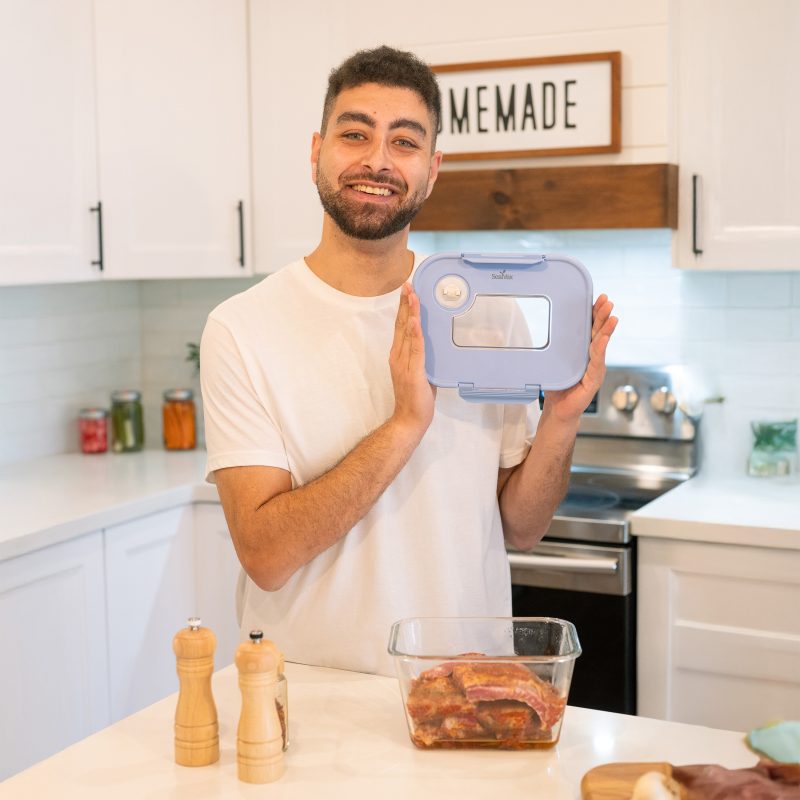 玻璃真空盒藍色+SeasonSeal真空機 | 真空保鮮盒 | 醃肉神器 | 密封盒推薦 | 保存容器 玻璃真空盒藍色+SeasonSeal真空機 | 真空保鮮盒 | 醃肉神器 | 密封盒推薦 | 保存容器