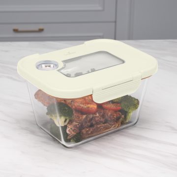 玻璃真空盒-大-米色 玻璃真空盒-大-米色