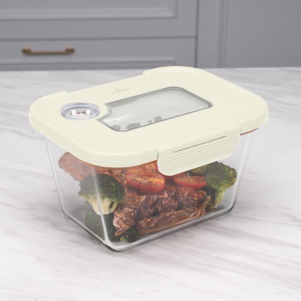 玻璃真空盒-大-米色 玻璃真空盒-大-米色