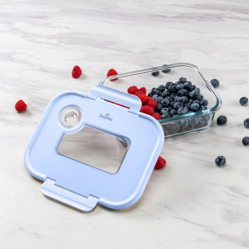 玻璃真空盒-中-藍色