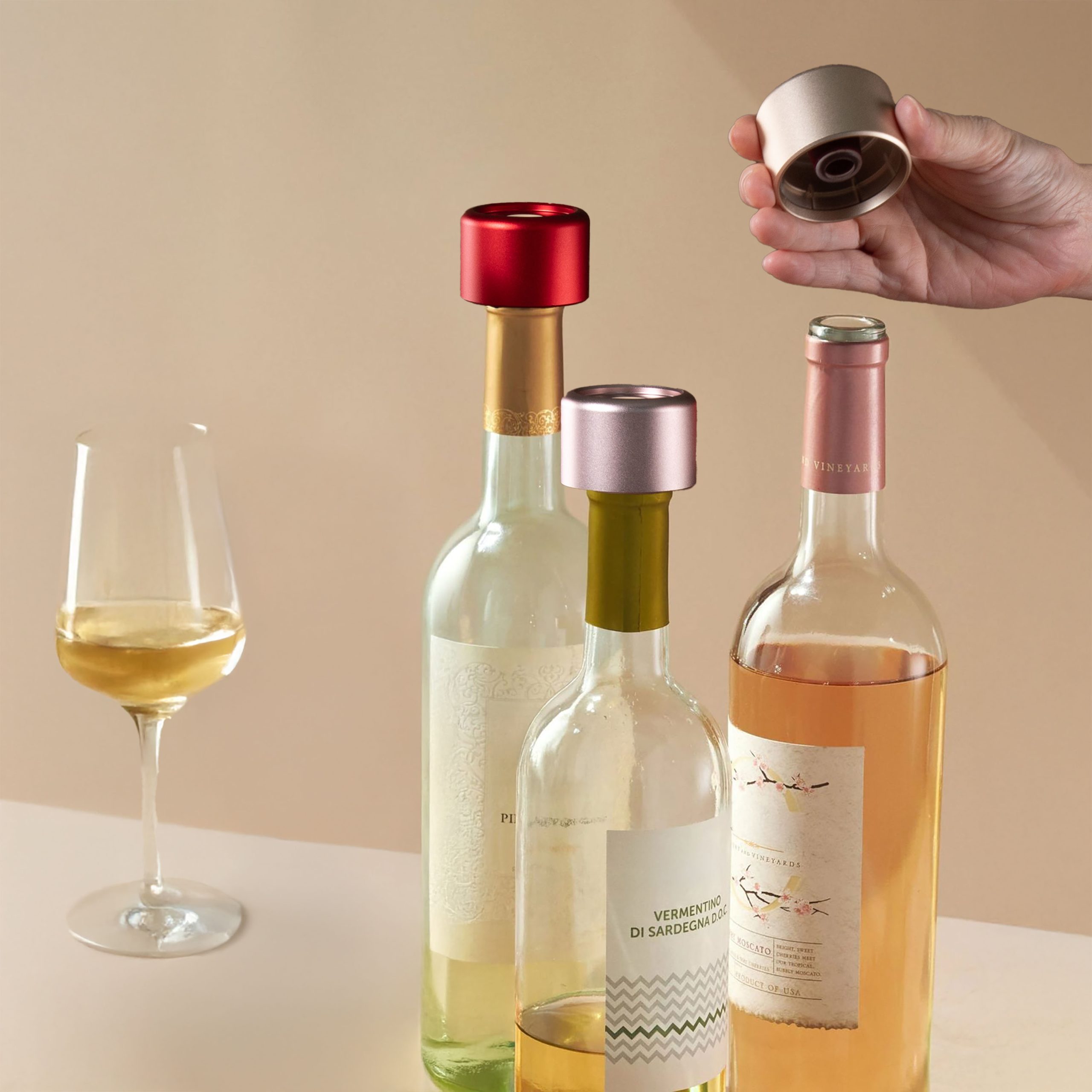 VinCap真空酒瓶塞-3入