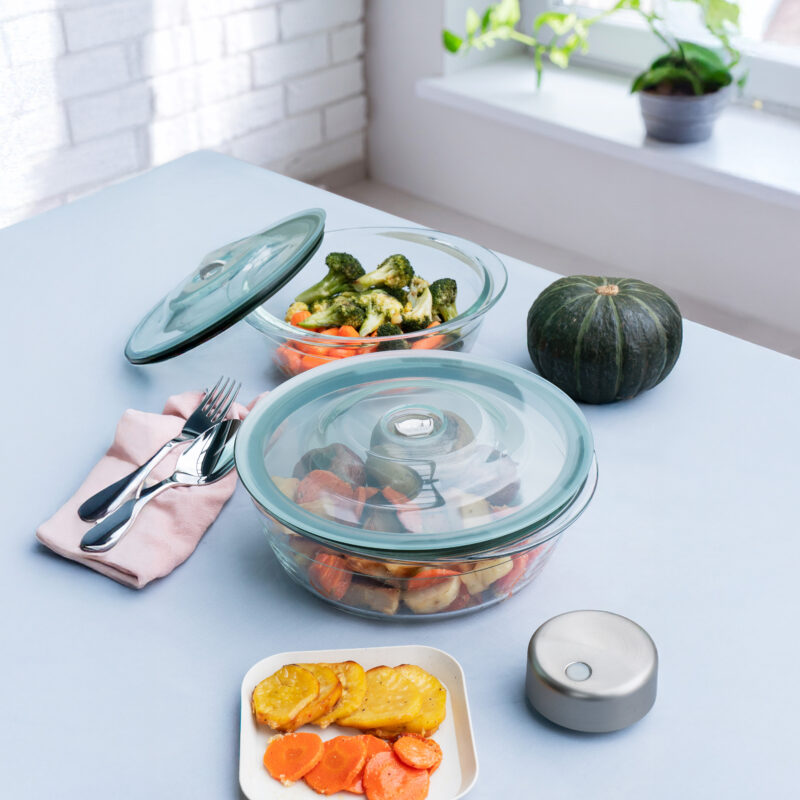 DSC05319-ok SeasonSeal圓形玻璃真空盒組(1大+1中)含雙模式真空機