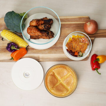 [蓋力嗨Plus]圓形玻璃真空盒3件組