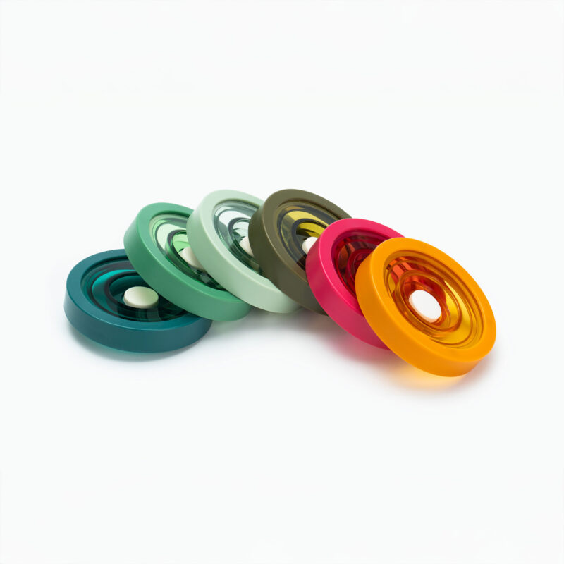 MasonSeal寬口梅森罐彩色蓋-6入組