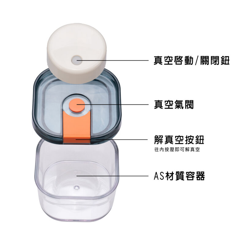鮮立方真空盒3入組含真空機