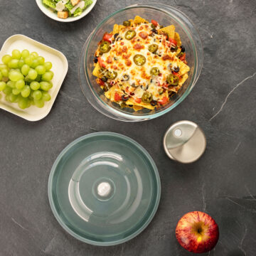 SeasonSeal圓形玻璃真空盒組(1大+1中)含雙模式真空機